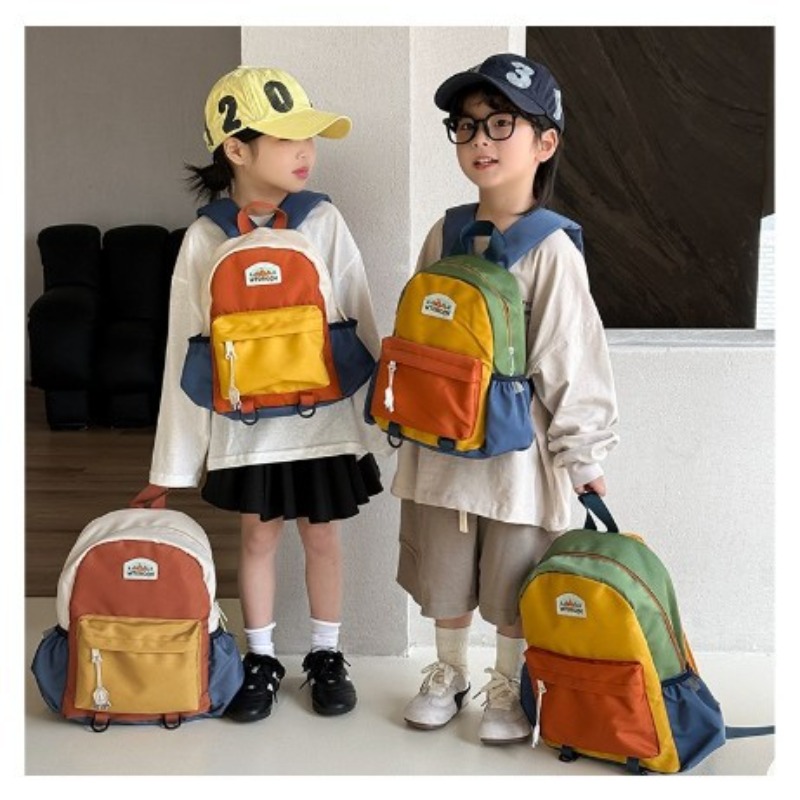 Yeni Renk Bloklu Çocuk Sırt Ça - Canvas Backpack Casual incelemesi ve fiyatı